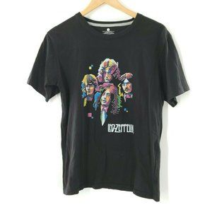 Led-Zeppelin‎ Women's Black T-Shirt Short Sleeve Size L